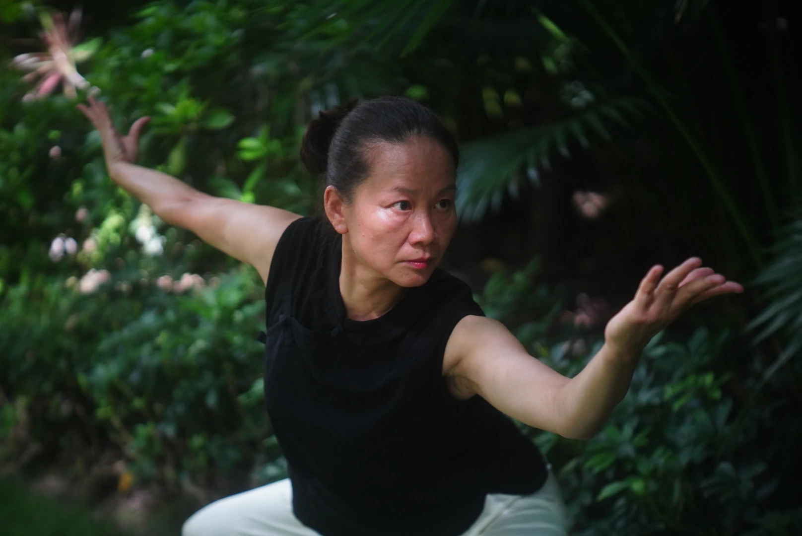 Renping Su-Goarzin avec l’équipe de l’École Wushu Brest