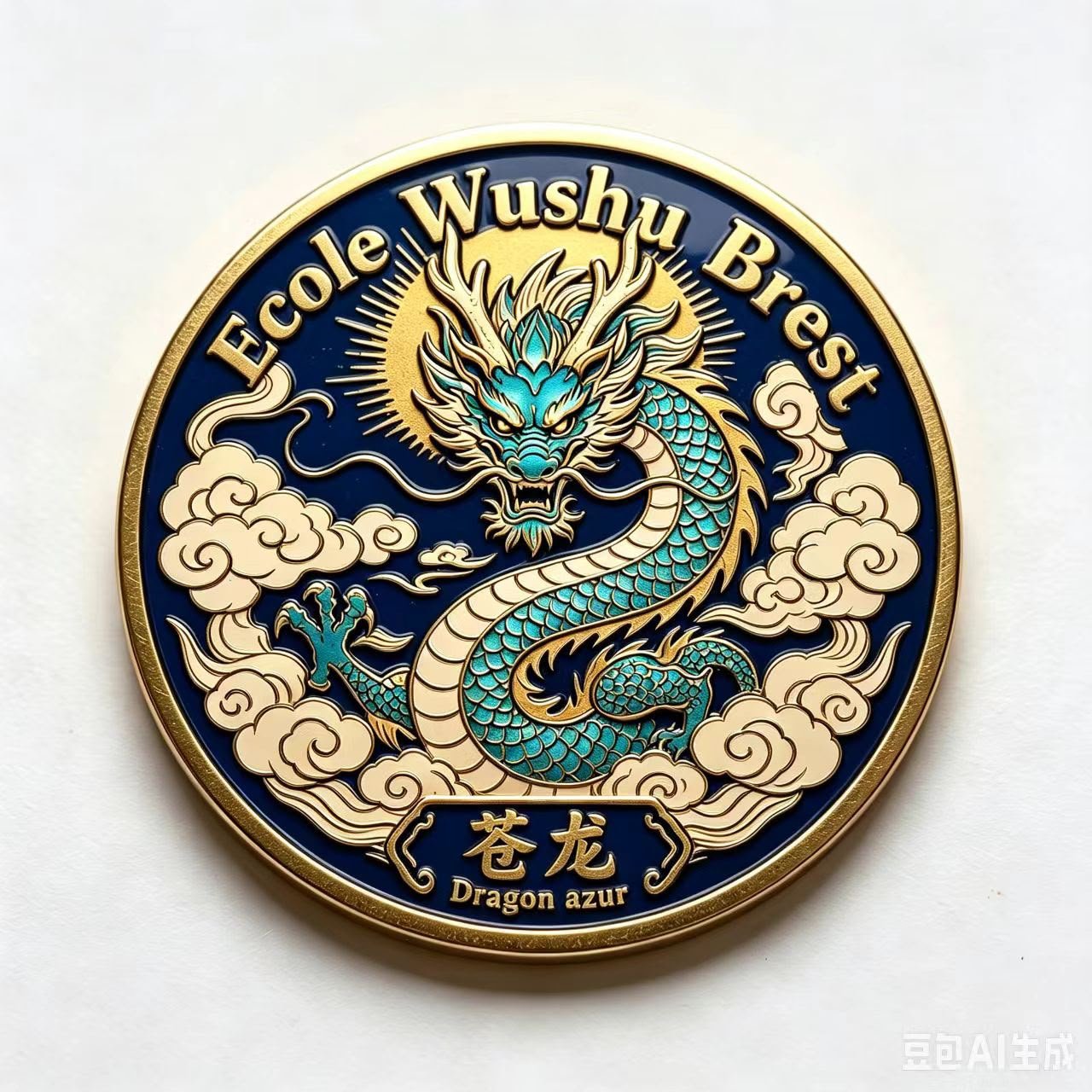 Médaille du Dragon azur