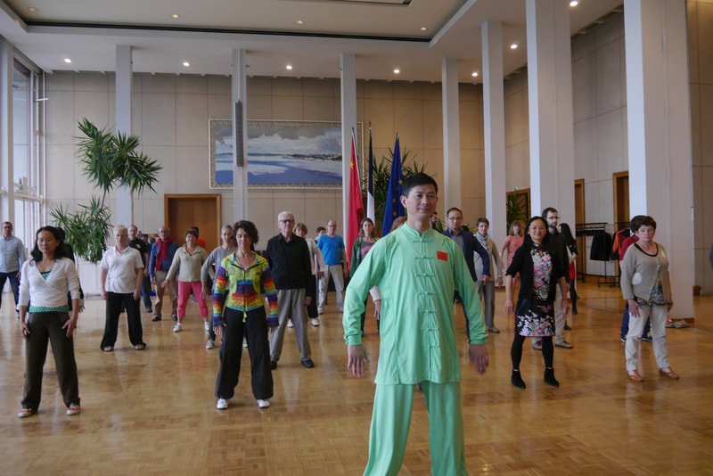 Réception en mairie — délégation chinoise de Qigong Santé, 2018