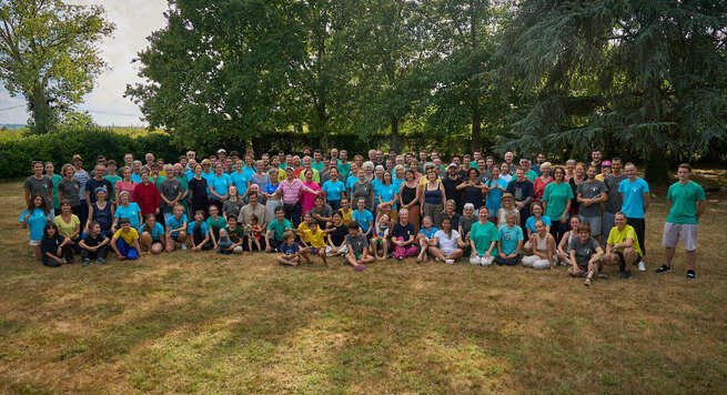 Participants du deuxième Village d’été des arts martiaux chinois